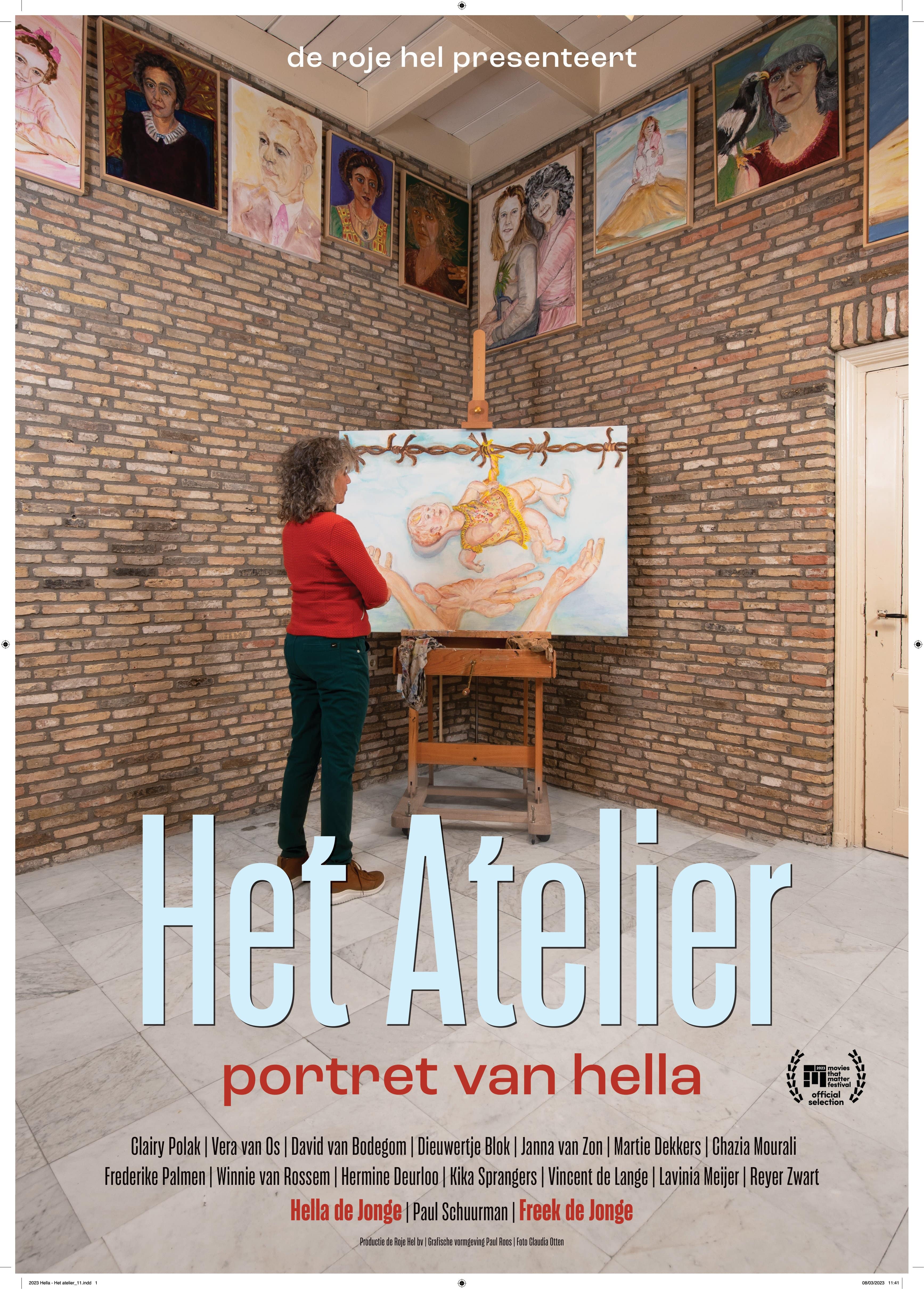 Het Atelier - Portret van Hella